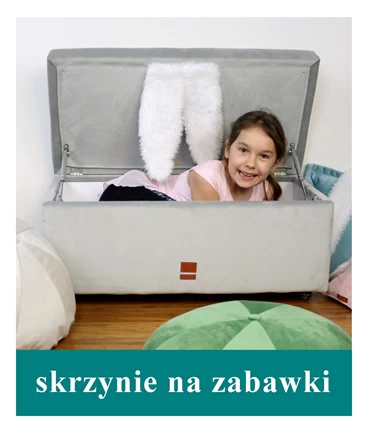 skrzynia z siedziskiem na zabawki